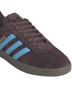 adidas Gazelle Indoor Lace Up Mens Brown Sneakers Casual Shoes JH5392